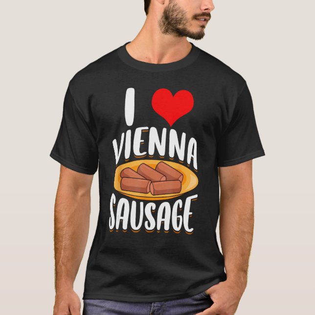 Vienna Sausage Cute T-Shirt (Front)