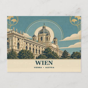 Vienna Secession Natural History Museum Postcard