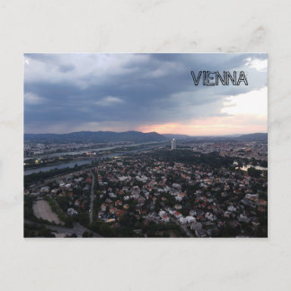 Vienna skyline postcard