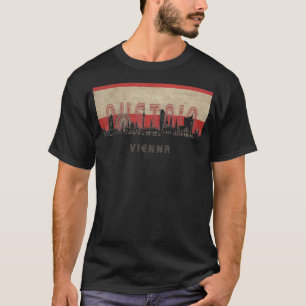vienna Skyline Vacation Souvenir city flag T-Shirt