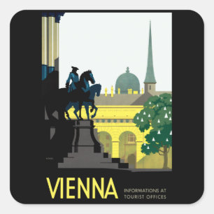 Vienna Square Sticker