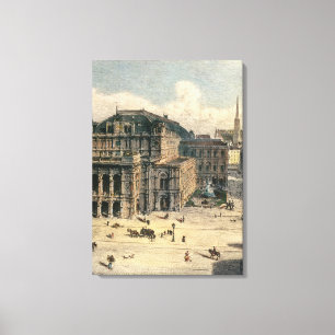 Vienna State Opera House, c.1869 Canvas Print
