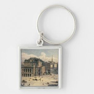 Vienna State Opera House, c.1869 Key Ring