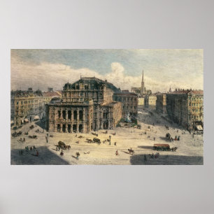 Vienna State Opera House, c.1869 Poster