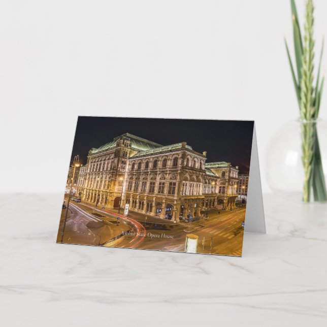 Vienna State Opera House Card (Front)