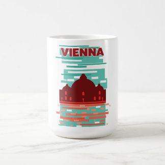  Vienna Travel poster Coffee Mug