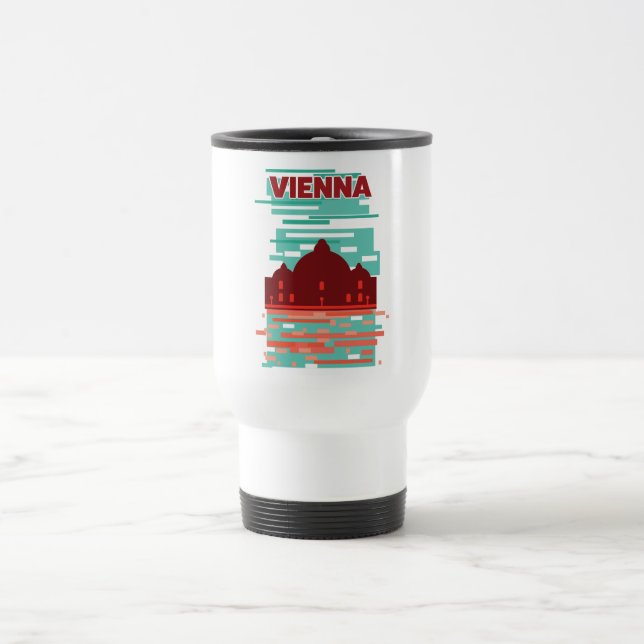  Vienna Travel poster Mug (Center)