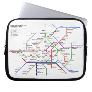 Vienna tube map Electronics Bag