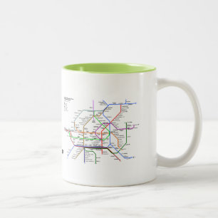 Vienna tube map Mug