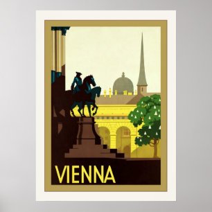 Vienna ~ Vintage Austrian Travel Poster