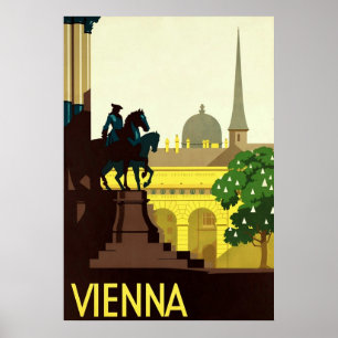 Vienna ~ Vintage Austrian Travel Poster