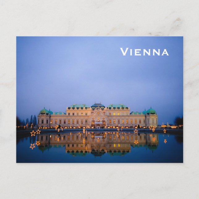 Vienna Vintage Tourism Travel Add Postcard (Front)