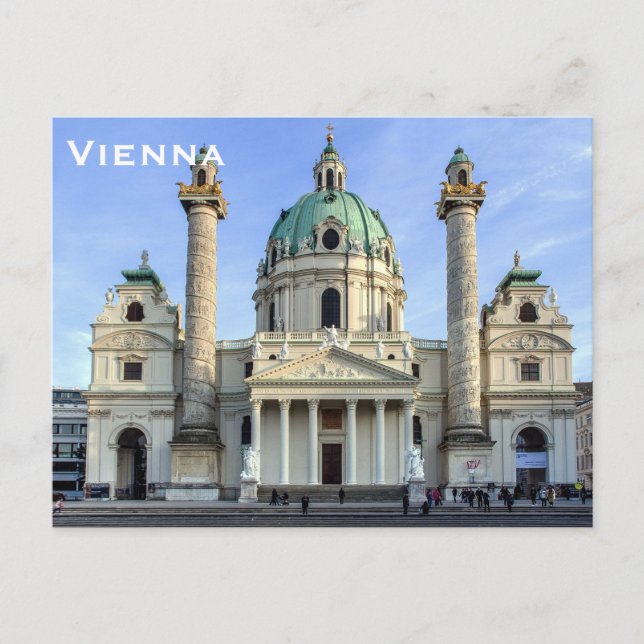 Vienna Vintage Tourism Travel Add Postcard (Front)