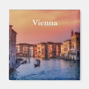 Vienna Vintage Travel Tourism Magnet