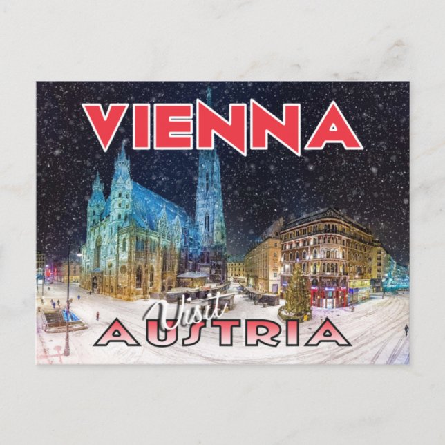 Vienna, Visit Austria Postcard (Front)