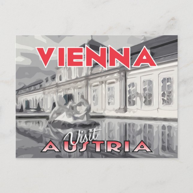 Vienna, Visit Austria Postcard (Front)