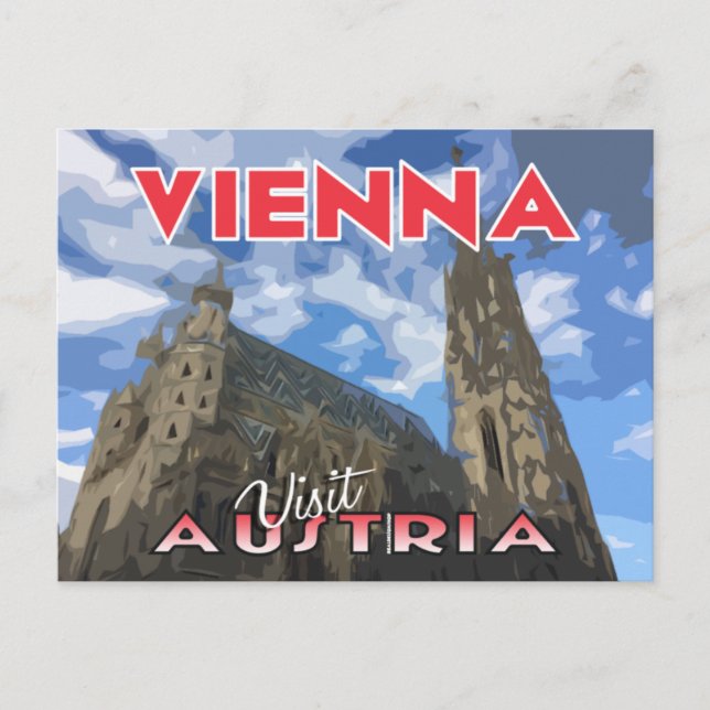 Vienna, Visit Austria Postcard (Front)