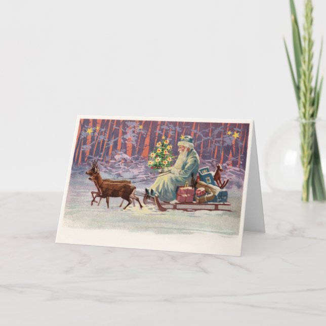 Vienna Woods Santa Holiday Card (Front)