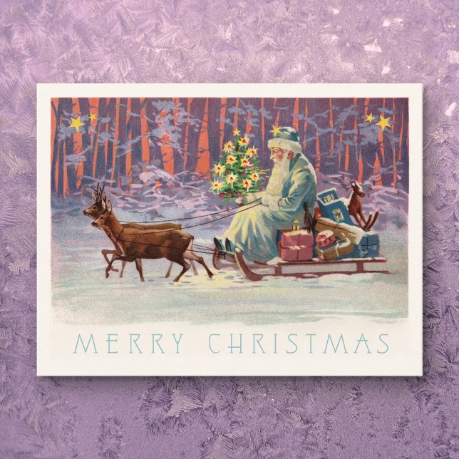 Vienna Woods Santa Holiday Postcard (Creator Uploaded)