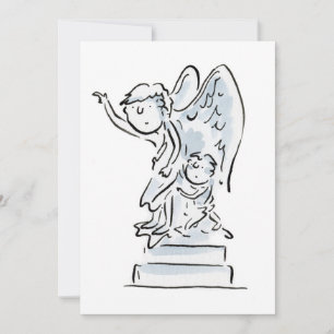 Viennese Statue Invitation