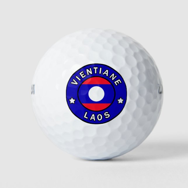 Vientiane Laos Golf Balls (Front)