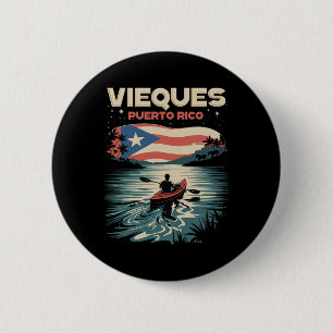 Vieques Puerto Rico Island Souvenir Puerto Rican F 6 Cm Round Badge