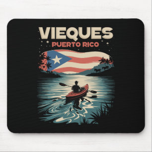 Vieques Puerto Rico Island Souvenir Puerto Rican F Mouse Mat