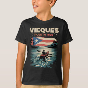 Vieques Puerto Rico Island Souvenir Puerto Rican F T-Shirt