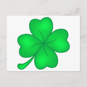 Vierblättriges Kleeblatt Postcard