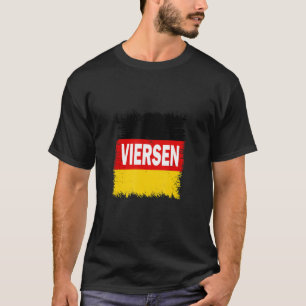 Viersen   Germany With German Flag T-Shirt