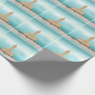 Vieste Lighthouse Italy Wrapping Paper
