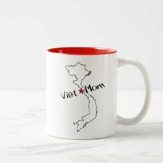 Viet*Mum! Celebrate mum's of Vietnamese kids Two-Tone Coffee Mug