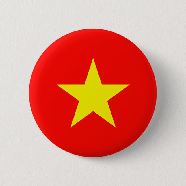 Viet Nam 6 Cm Round Badge (Front)