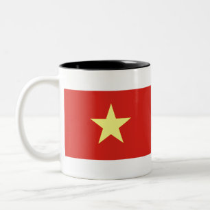 Viet Nam Flag Two-Tone Coffee Mug