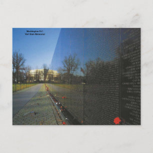 Viet Nam Wall Memorial in Washington D.C. Postcard