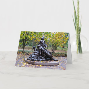 Viet Nam Women's Memorial, Washington D.C. Foil Greeting Card