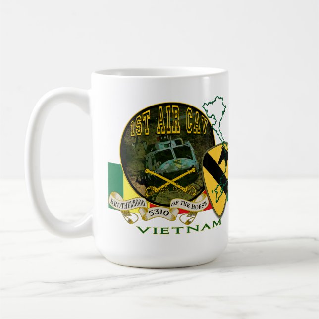 Vietnam-1st Cavalry Div (Air Cav) Coffee Mug (Left)