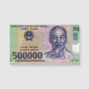 Vietnam 500,000 Banknote Magnetic Card