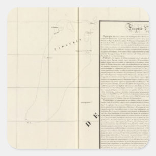 Vietnam, Asia 106 Square Sticker