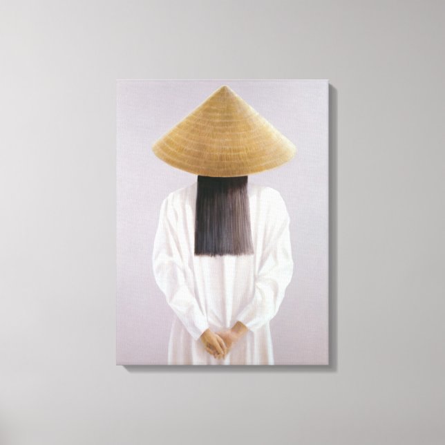 Vietnam back view canvas print (Front)