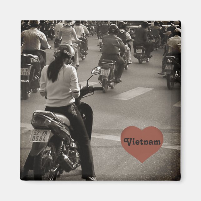 Vietnam bikes magnet (Front)
