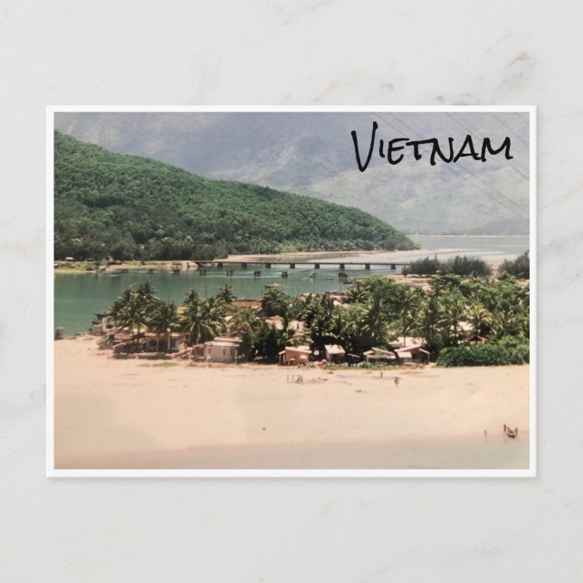 vietnam coast villages postcard (Front)