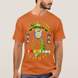 Vietnam Combat Veteran w D Troop 17th Cav 199th In T-Shirt