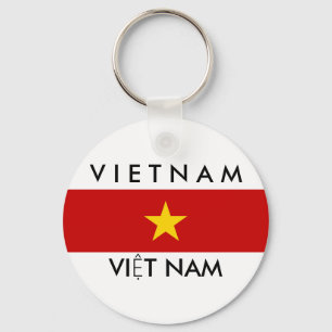 vietnam country flag name text symbol key ring