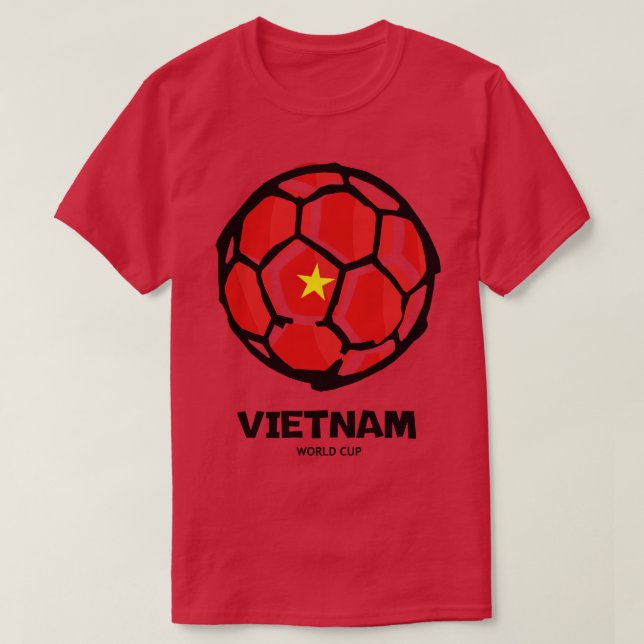 Vietnam  Country Flag T-Shirt (Design Front)