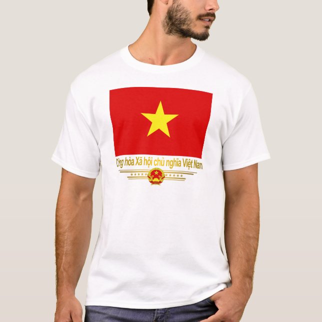 Vietnam Flag Apparel T-Shirt (Front)