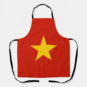 Vietnam flag apron