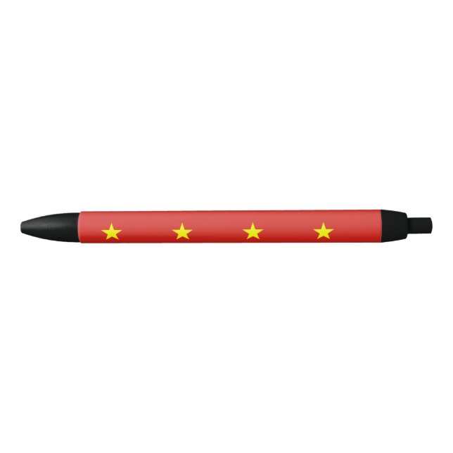 Vietnam flag black ink pen (Front)
