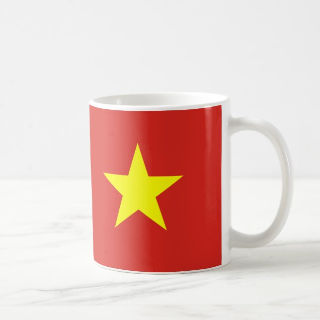  Vietnam Flag Ceramic Coffee Mug (Right)