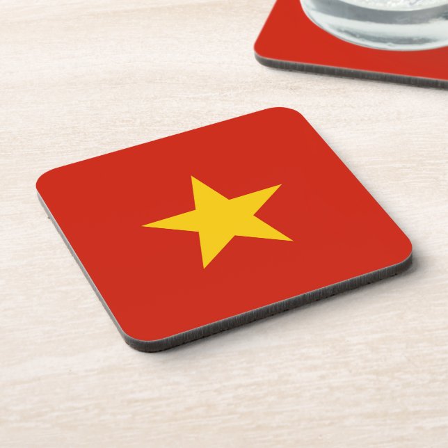 Vietnam flag coaster (Left Side)